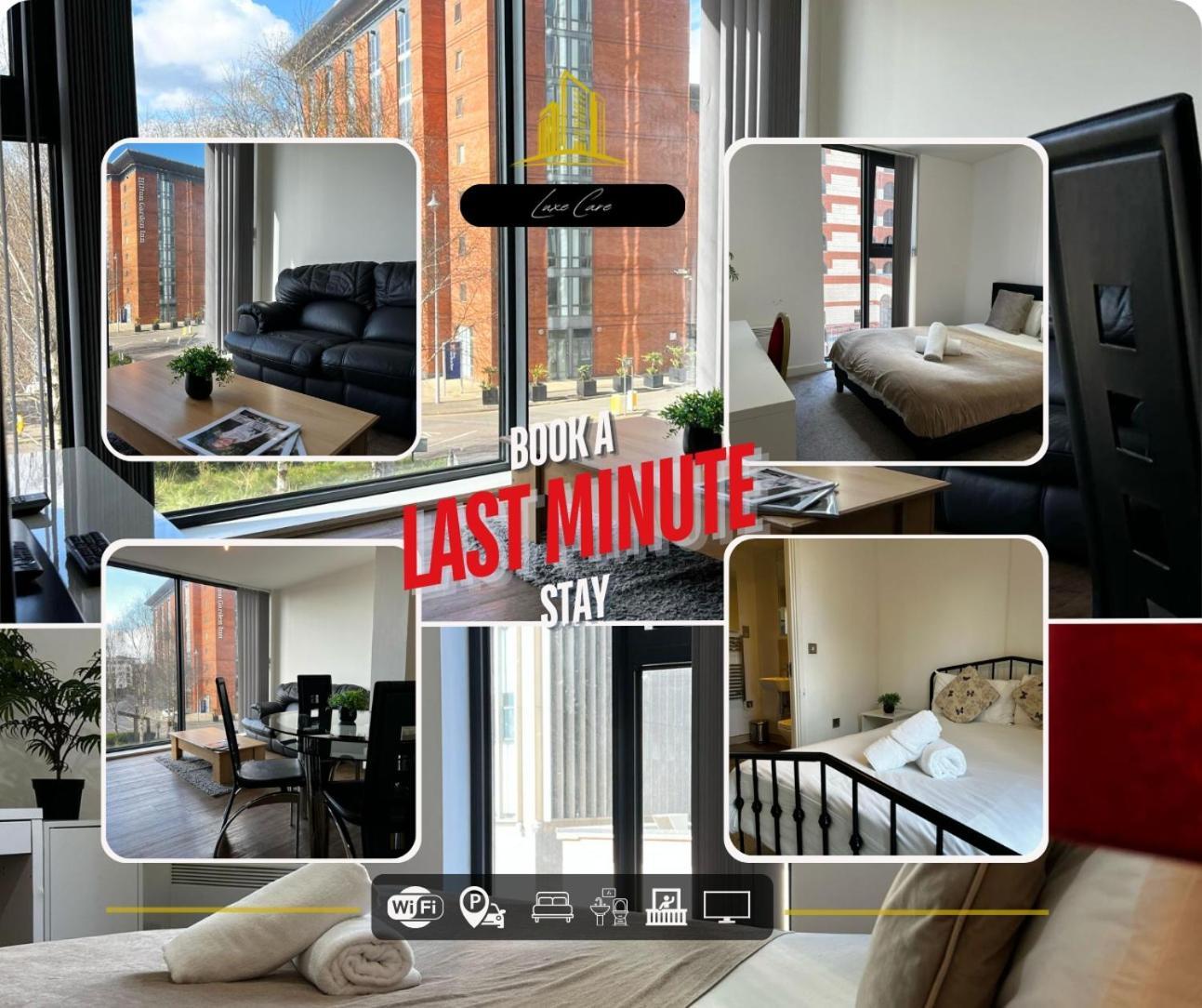 Last-Minute Specials L Book It Now L Sleeps Up To 4 L 2 Bed 2 Bath - Gym - Prime Birmingham Location L Jvt Short Lets Экстерьер фото